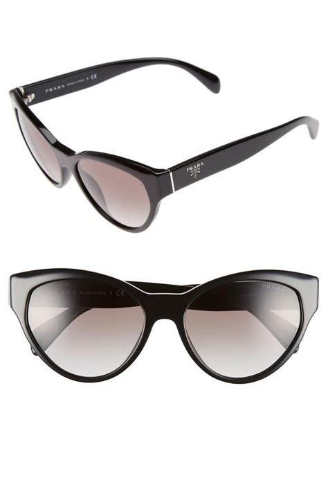 55mm retro sunglasses prada|Prada 55mm Cat Eye Sunglasses .